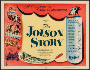 The Jolson Story movie poster (1946) wood print