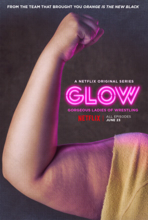 GLOW movie poster (2017) pillow