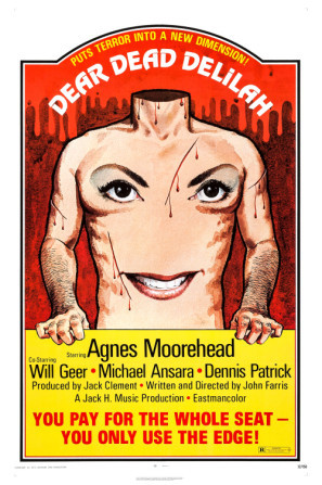 Dear Dead Delilah movie poster (1972) tote bag #MOV_fjx6itwm
