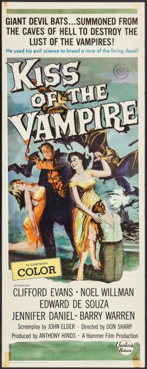 The Kiss of the Vampire movie poster (1963) Tank Top