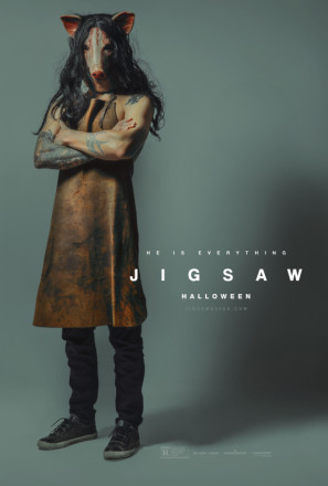Jigsaw movie poster (2017) metal framed poster