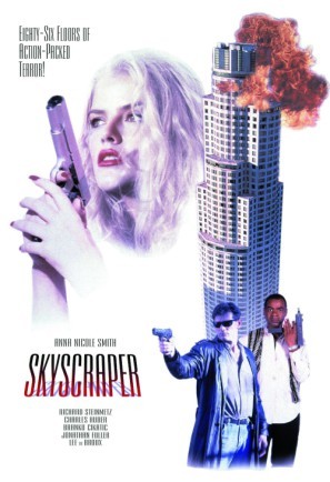 Skyscraper movie poster (1996) canvas poster