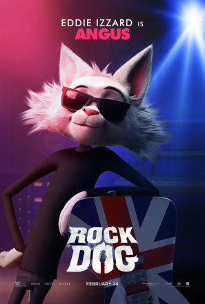 Rock Dog movie poster (2016) wood print