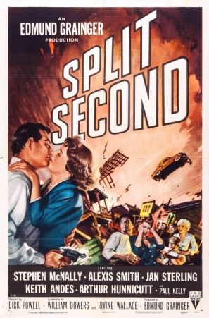 Split Second movie poster (1953) canvas poster