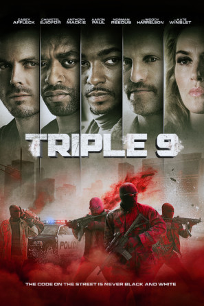 Triple 9 movie poster (2016) wooden framed poster