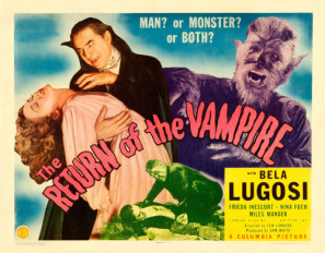 The Return of the Vampire movie poster (1943) sweatshirt