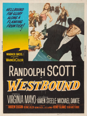 Westbound movie poster (1959) wooden framed poster