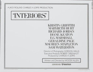 Interiors movie poster (1978) Stickers MOV_g7j813n3