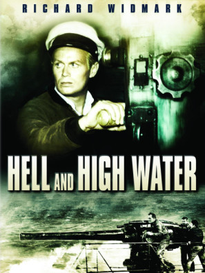 Hell and High Water movie poster (1954) poster with hanger