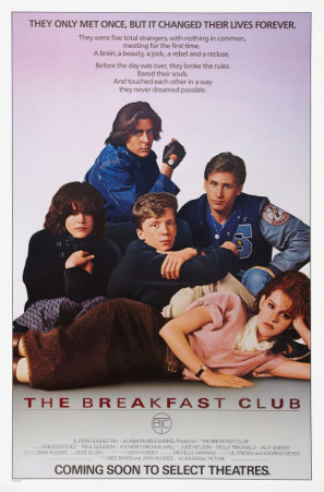 The Breakfast Club movie poster (1985) pillow