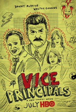 Vice Principals movie poster (2016) wooden framed poster