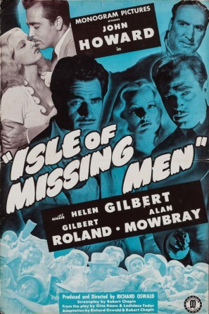 Isle of Missing Men movie poster (1942) pillow