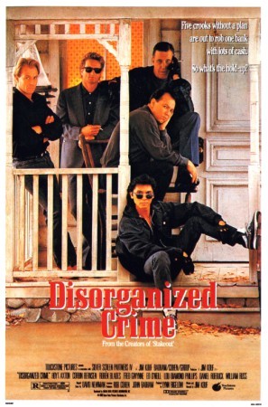 Disorganized Crime movie poster (1989) wooden framed poster