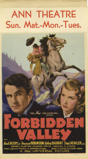 Forbidden Valley movie poster (1938) Poster MOV_gr6k0nrw