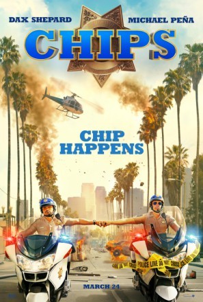 CHiPs movie poster (2017) metal framed poster