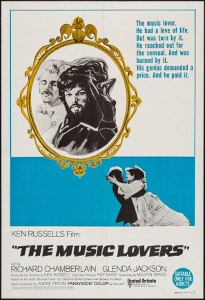 The Music Lovers movie poster (1970) poster with hanger
