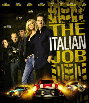 The Italian Job movie poster (2003) wood print