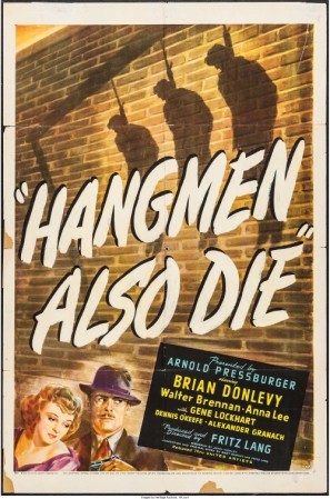 Hangmen Also Die! movie poster (1943) pillow