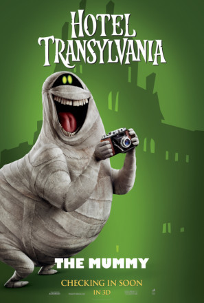 Hotel Transylvania movie poster (2012) Stickers MOV_hvpourgr