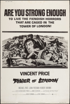 Tower of London movie poster (1962) mouse pad