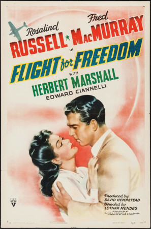 Flight for Freedom movie poster (1943) metal framed poster