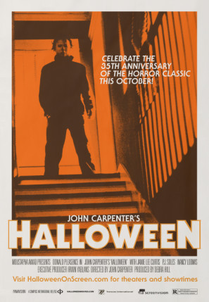 Halloween movie poster (1978) wooden framed poster