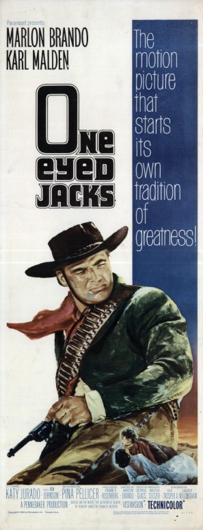 One-Eyed Jacks movie poster (1961) t-shirt
