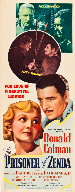 The Prisoner of Zenda movie poster (1937) poster