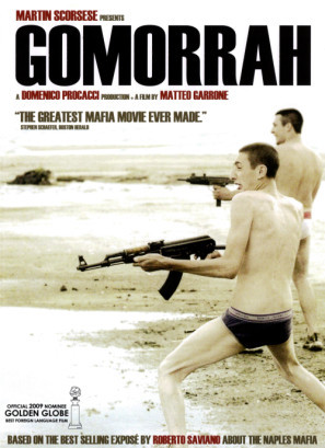 Gomorra movie poster (2008) wood print