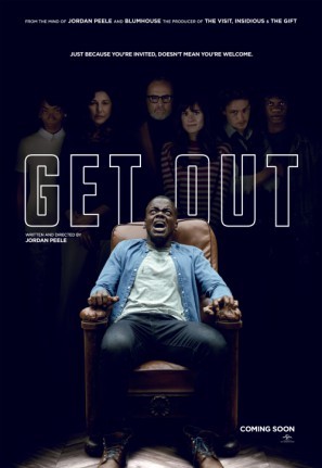 Get Out movie poster (2017) wood print