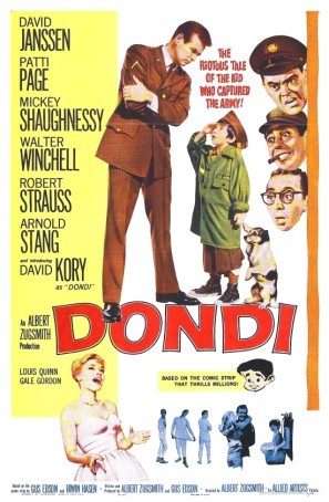 Dondi movie poster (1961) Stickers MOV_jyfqpcwn