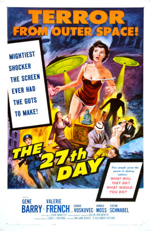 The 27th Day movie poster (1957) t-shirt
