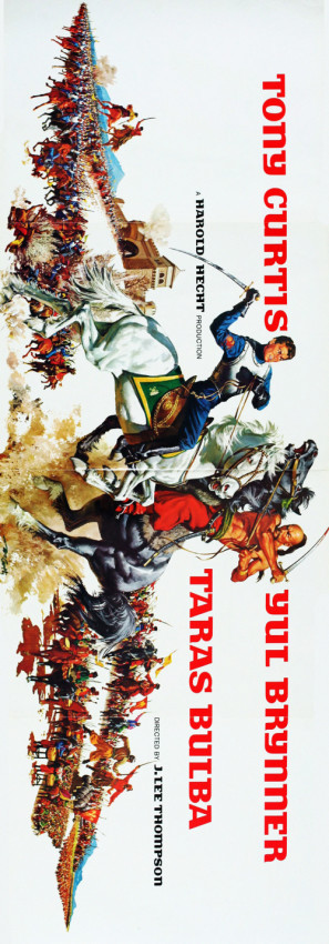 Taras Bulba movie poster (1962) poster with hanger