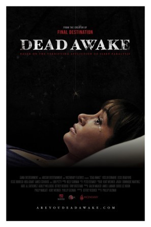Dead Awake movie poster (2017) wooden framed poster