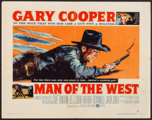 Man of the West movie poster (1958) wood print