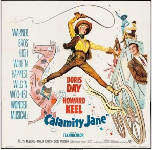 Calamity Jane movie poster (1953) canvas poster