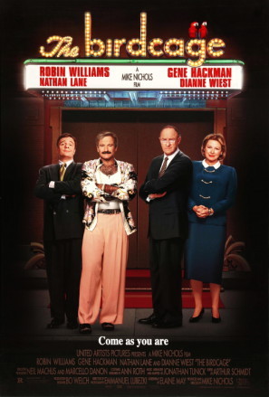 The Birdcage movie poster (1996) canvas poster