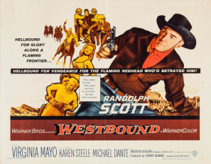 Westbound movie poster (1959) Stickers MOV_l6ckzkcy