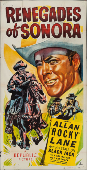 Renegades of Sonora movie poster (1948) wood print