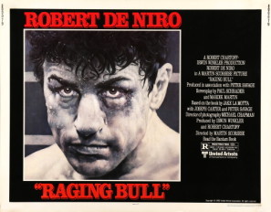 Raging Bull movie poster (1980) metal framed poster