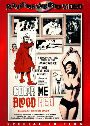 Color Me Blood Red movie poster (1965) poster with hanger