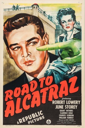 Road to Alcatraz movie poster (1945) t-shirt