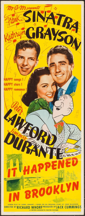 It Happened in Brooklyn movie poster (1947) canvas poster