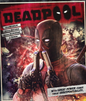 Deadpool movie poster (2016) wood print