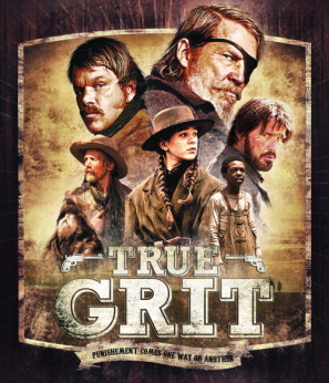 True Grit movie poster (2010) wood print