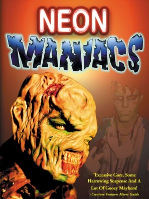 Neon Maniacs movie poster (1986) canvas poster