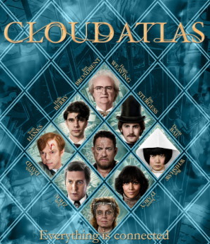 Cloud Atlas movie poster (2012) wood print