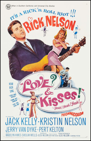 Love and Kisses movie poster (1965) wood print