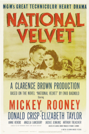 National Velvet movie poster (1944) metal framed poster