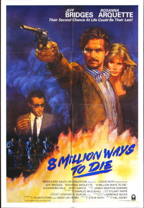 8 Million Ways to Die movie poster (1986) t-shirt